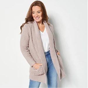 Barefoot Dreams CozyChic Cable Cardigan